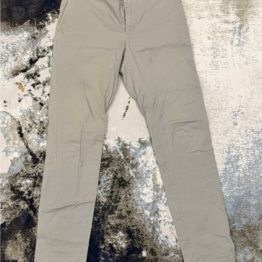Men's Slim Fit Chino Pants - Light Gray